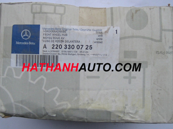 Bac đan truoc xe Mercedes S320 đoi 2002