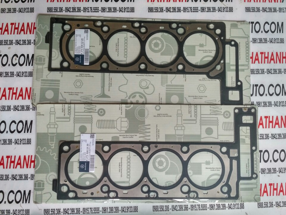 Gioăng quy lát (mặt máy) phải xe Mercedes S450 W221 - 2730161220