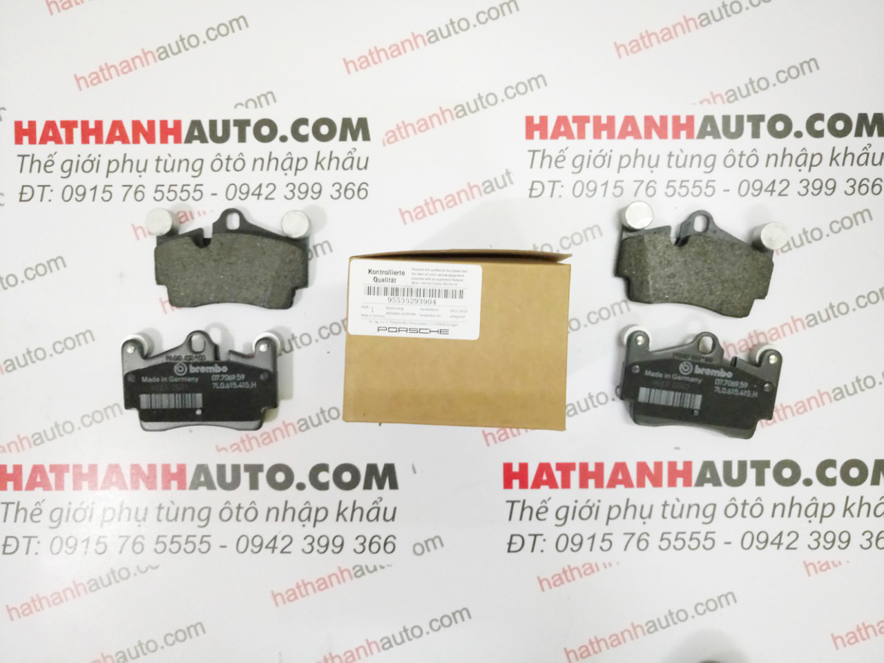 Má phanh (bố thắng) sau xe Volkswagen Touareg - 7L0698451 - 7L6698451