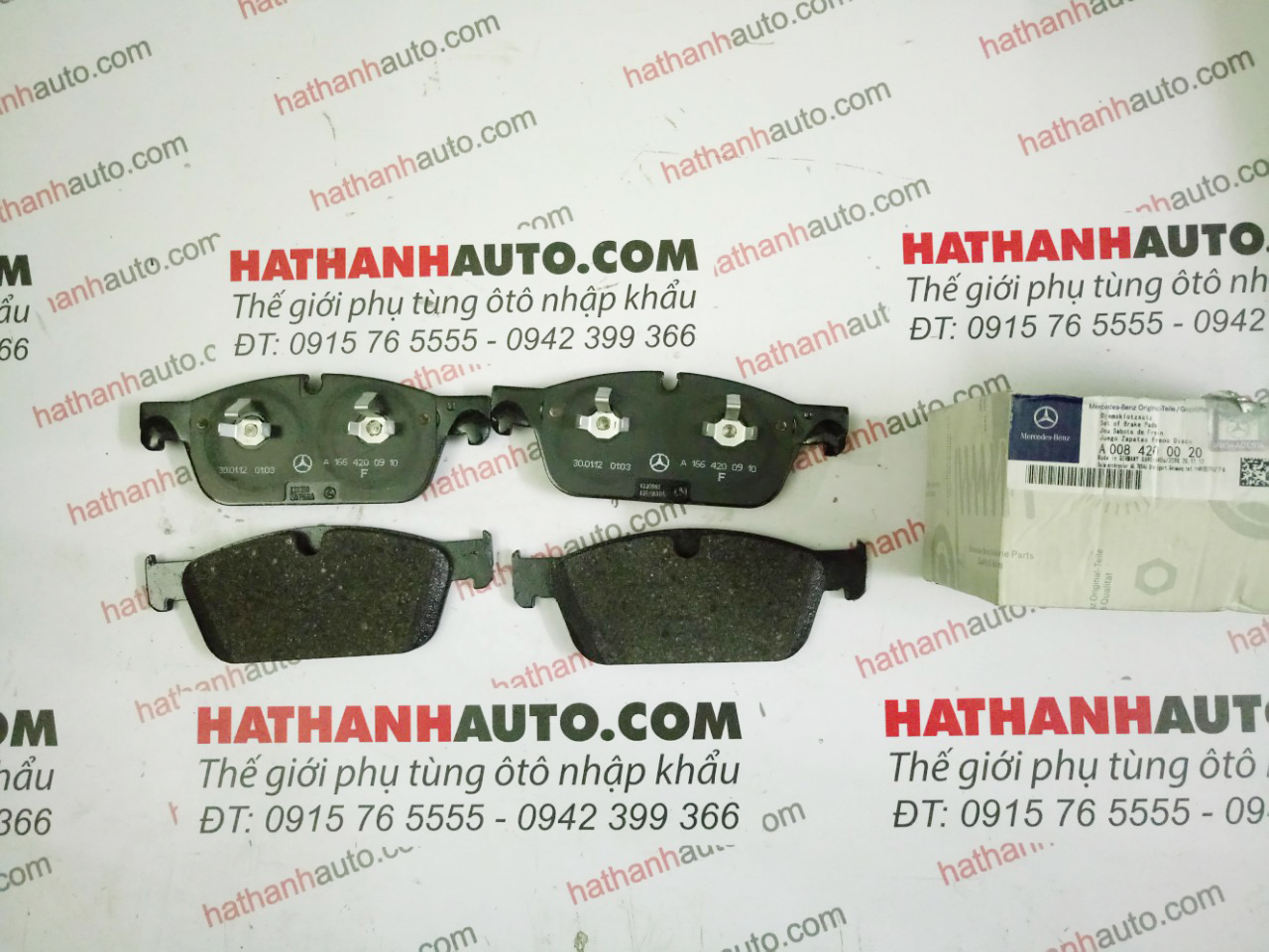 Má phanh (bố thắng) trước xe Mercedes GLE400, GLE500e, GLE250d W166